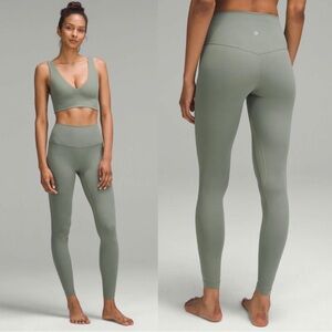 Lululemon Align High-Rise Pant 28" in Grey Eucalyptus